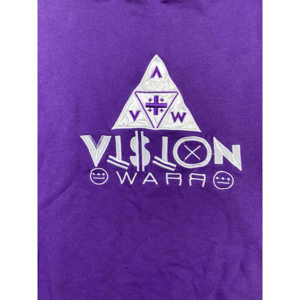 Vision Warr Street Wear Skateboard Hip Hop Sweatshirt pockets Columbus GA Jesus - Picture 2 of 10